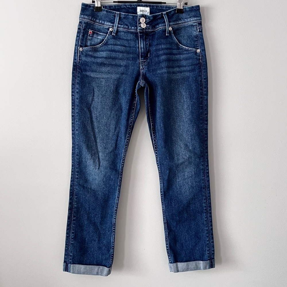 Hudson Colin Mid-rise Straight Crop Denim | Medium Wash | Size 27